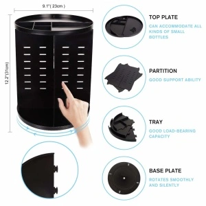 Organizator pentru cosmetice rotativ 360 Cosmetic Organizer - Img 2