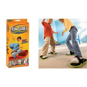 Patine pentru covor, mocheta si iarba Fun Slides Carpet Skates - Img 5