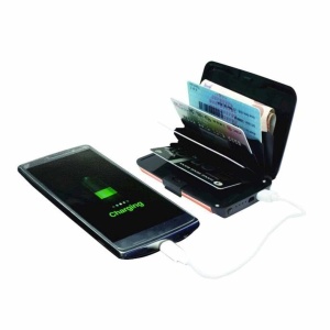 Portofel securizat cu baterie externa 2 in 1 E-Charge Wallet - Img 5
