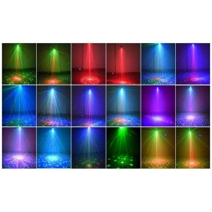 Proiector de lumini disco petrecere Laser RG cu lumina LED RGB - Img 3