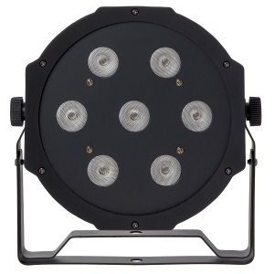 Proiector lumini PAR LED RGBW, cu 7 leduri 70W si culori statice - Img 1