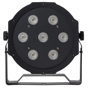 Proiector lumini PAR LED RGBW, cu 7 leduri 70W si culori statice
