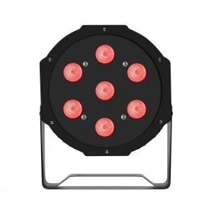 Proiector lumini PAR LED RGBW, cu 7 leduri 70W si culori statice - Img 2