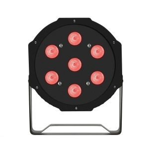 Proiector lumini PAR LED RGBW, cu 7 leduri 70W si culori statice - Img 2