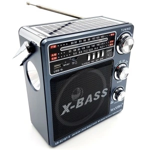 Radio portabil cu incarcare solara XB921BT-S si Bluetooth X-Bass