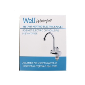 Robinet electric cu incalzire instantanee si afisaj digital LED, Waterfall Well - Img 3