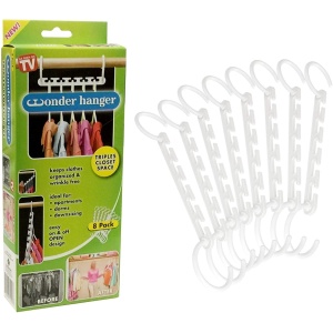 Set 8 accesorii pentru 40 umerase,Wonder Hanger - Img 1