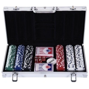Set pentru Poker cu 300 jetoane si geanta tip diplomat inclusa - Img 4