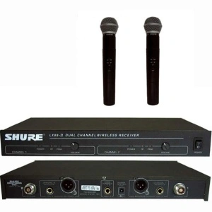 Sistem wireless SHURE LX88-II cu doua microfoane profesionale UHF