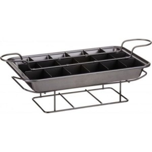 Tava de copt pentru prajituri cu separator Perfect Brownie si suport pentru masa - Img 2