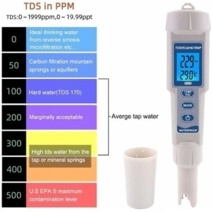 Tester profesional calitate apa PH/TDS/EC/Temp 4 in 1 OWAY PH-3508 - Img 5