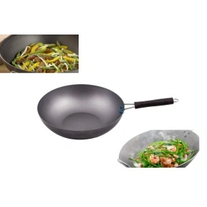 Tigaie Wok din metal Non-Stick cu diametru 32cm - Img 3