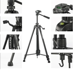 Trepied foto telescopic Weifeng WT-3520 universal 54 -140 cm - Img 2
