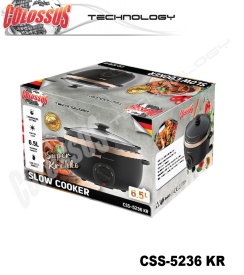 COLOSSUS Aparat za sporo kuvanje krčko 6.5L CSS-5236 KR - Img 2