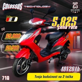 COLOSSUS Električni bicikl FALCON CSS-71Q BELI - Img 2