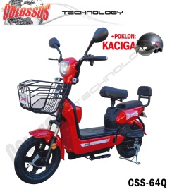 COLOSSUS Električni bicikl crveni CSS-64Q - Img 1