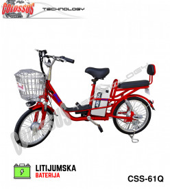 COLOSSUS E-SKUTER & BIKE crveni CSS-61Q