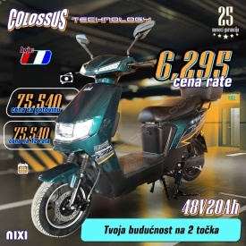 COLOSSUS E-SKUTER & BIKE zeleni NIXI - Img 3