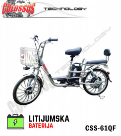 COLOSSUS Električni bicikl Sivi CSS-61Q F - Img 1