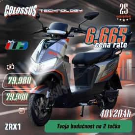COLOSSUS Električni bicikl crni ZRX1 - Img 3