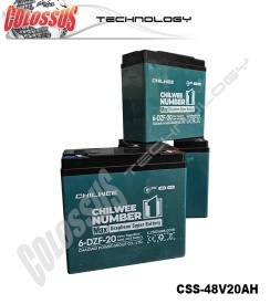 COLOSSUS set olovnih baterija za e-bicikle 48V20Ah - Img 2
