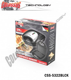 SENDVIČ TOSTER CSS-5322BLCK COLOSSUS - Img 2