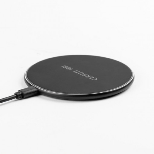 Безжично зарядно wireless charger CERRUTI Oxford Black