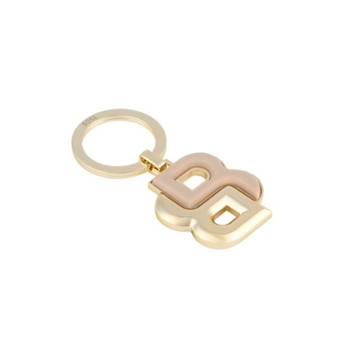 Метален ключодържател Hugo Boss Double B Nude