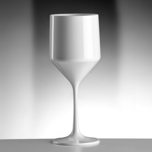 Чаша за Вино 450мл Сертифициран материал SAN Premium Бяла