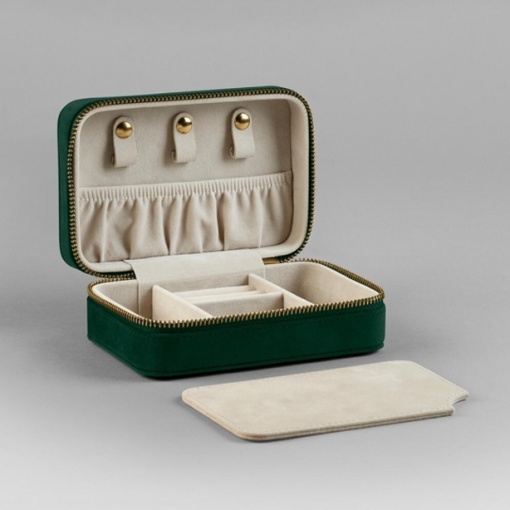 Луксозна кутия за бижута Velvet Green
