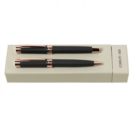 Луксозeн комплект химикалка и ролер Cerruti Zoom Soft
