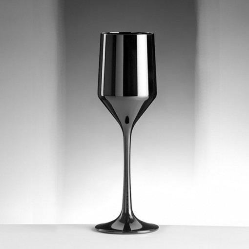 Чаша за шампанско FLUTE 190мл Сертифициран материал SAN Premium Black