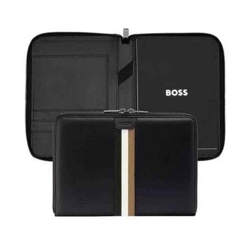 Луксозна конферентна папка A5 HUGO BOSS Iconic Black