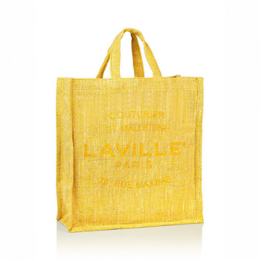 Плажна чанта от юта Laville Yellow
