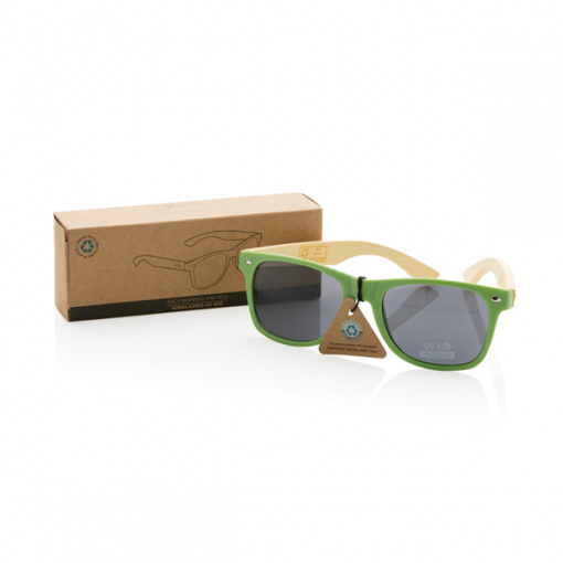 Слънчеви очила от бамбук и рециклирана пластмаса RCS – Green