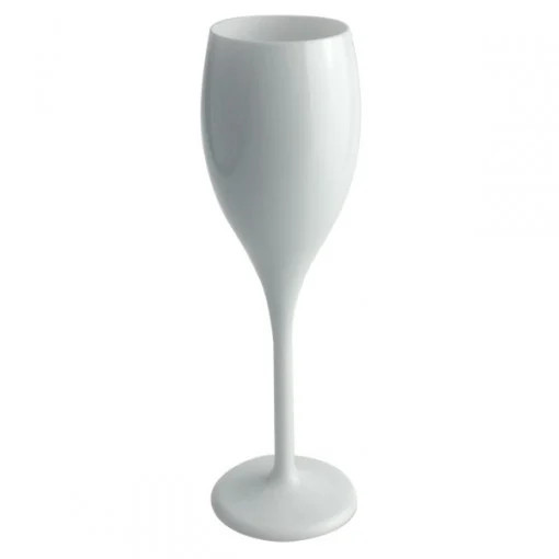 Чаша за Шампанско 150мл бяла Flute