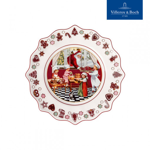 КОЛЕДНА ПОДЛОЖНА ЧИНИЯ VILLEROY &amp; BOCH, ANNUAL CHRISTMAS EDITION SALAD PLATE 2023 - Img 1