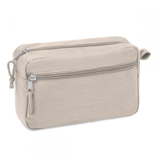 Несесер Козметичен 100% коноп Beige