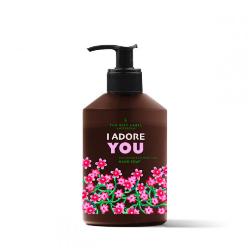 Течен веган сапун за ръце 400 мл - I Adore You - The Gift Label - Img 1