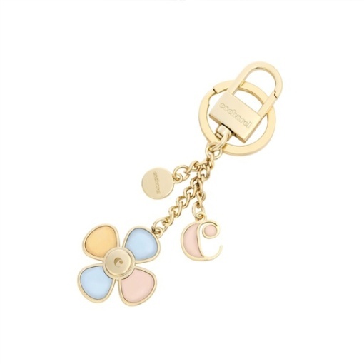 Метален ключодържател Vivienne Light Blue