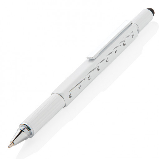 Мултифункционална химикалка 5 in 1 Toolpen Silver