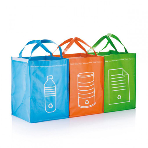 Торби за разделно събиране на отпадъци Комплект 3 броя