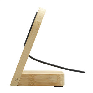 Бамбукова безжична стойка за телефон за бързо зареждане Walter - Img 7