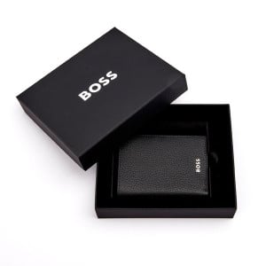 Луксозен портфейл BOSS Classic Grained Black