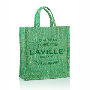 Плажна чанта от юта Laville Green - Img 1
