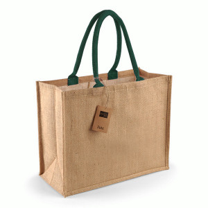 Чанта Юта Classic Jute Shopper BIG Natural Black - Img 5