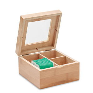 Кутия за съхранение на чай от бамбук CAMPO TEA - Img 7