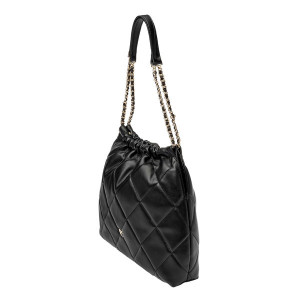 Луксознa дамска чанта Cacharel Ambre Black - Img 3
