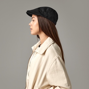 Каскет Vintage Flat Cap черно L/XL - Img 1