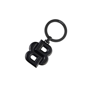 Метален ключодържател Hugo Boss Double B Matt Black - Img 4